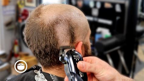 Dramatic Bald Head Shave Transformation The Dapper Den Barbershop Youtube