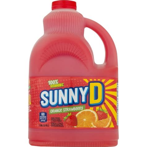 Sunnyd Orange Strawberry Juice Drink 1 Gallon