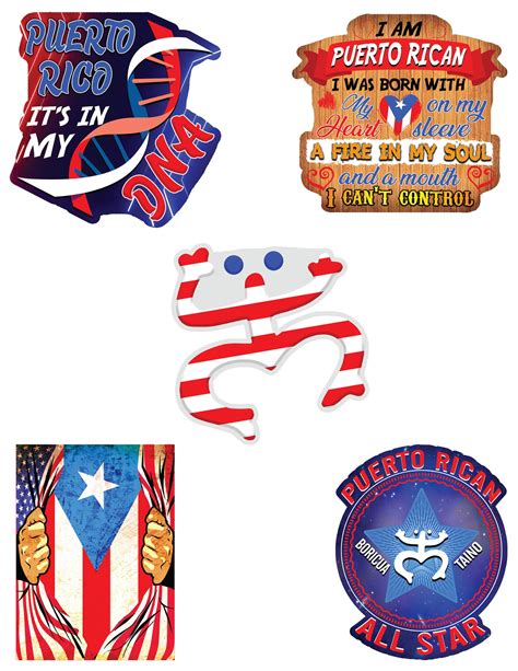 Puerto Rico Stickers Our Puerto Rico Flag Stickers Are Etsy Uk