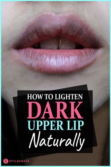 How To Lighten Dark Lips Tips To Get Pink Lips Upper Lip Dark Lips