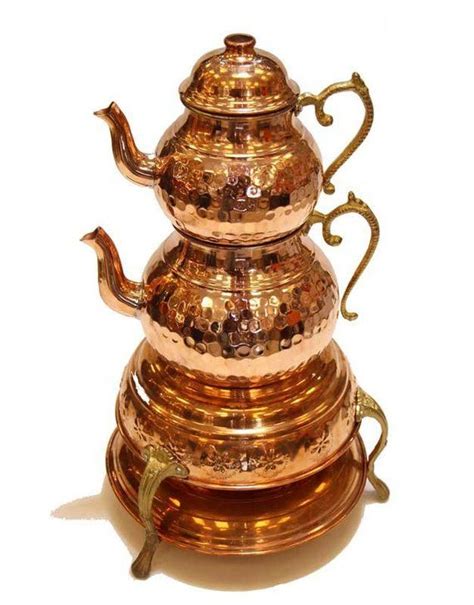 Samovar Teapot Turkish Teapot Comes With A Heating Tray Made Out Of