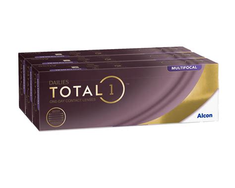Dailies Total 1 Multifocal 90 Pack Daily Multifocal Contact Lenses ...