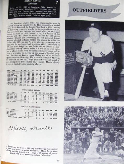 Lot Detail 1956 New York Yankees Yearbook Revised Edition
