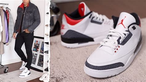 How To Style Air Jordan 3 Denim Sneakers And Style Review And Outfits
