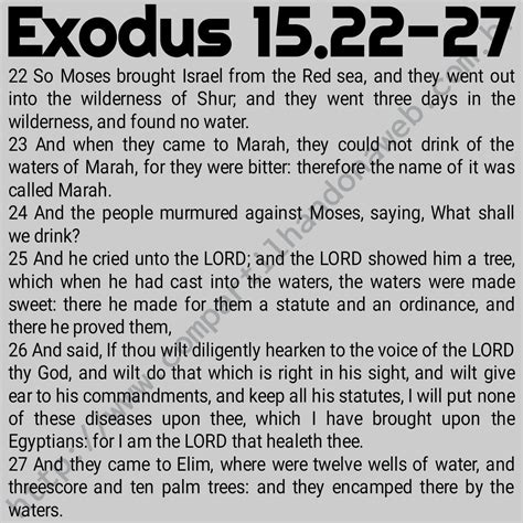 Exodus 1522 27