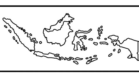 Sketsa Cara Menggambar Peta Indonesia Dengan Mudah Penang IMAGESEE