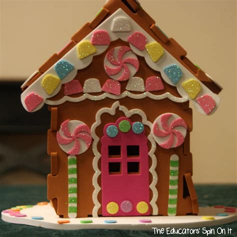 Make Your Own Life Size Gingerbread House For Kids The Educators