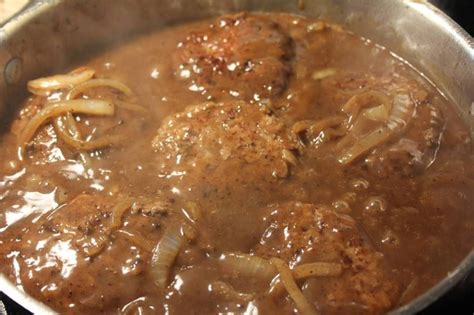 Recipes from around the world from real cooks. HAMBURGER STEAK WITH CREAMY ONION GRAVY - Best Cooking recipes In the world