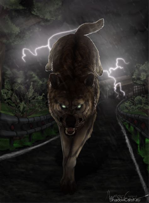 Commission The Wolf In Lightning — Weasyl