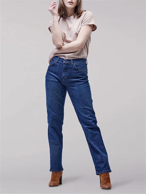 Womens Straight Leg Jeans Relaxed Fit Lee®