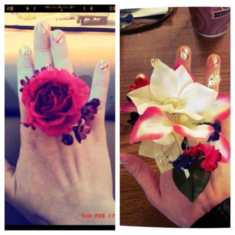 Maybe you would like to learn more about one of these? FRESH Flower Rings with crystals hand-made by "Especially ...