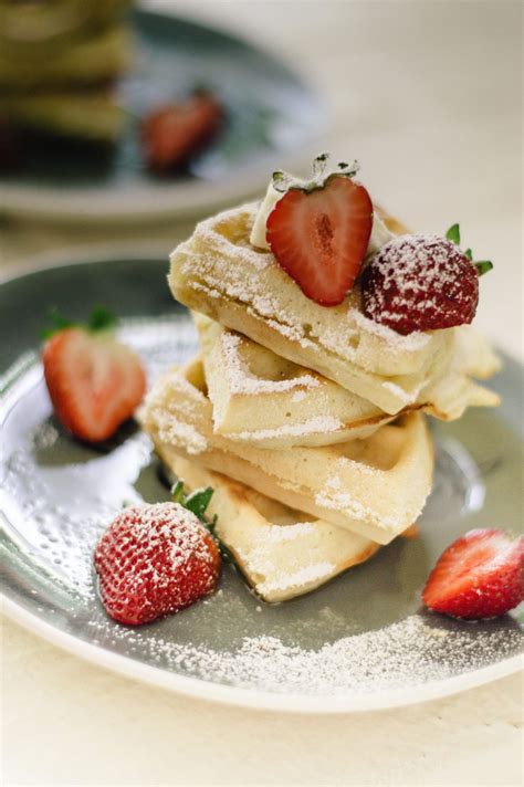 Liege belgian waffles are chewy on the inside and crispy on the outside. Easy Belgian Waffle Recipe that's so Fluffy | Belgian ...