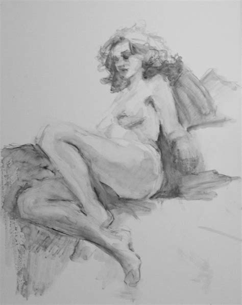 Connie Chadwell S Hackberry Street Studio Nude In Greys Original