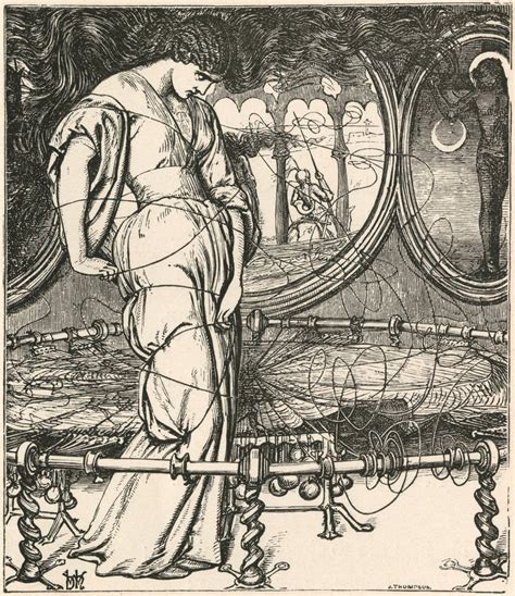 Illustration Of The Lady Of Shalott Posters And Prints By William Holman Hunt