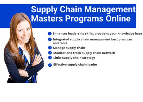 Masters In Supply Chain Management In Usa Infolearners