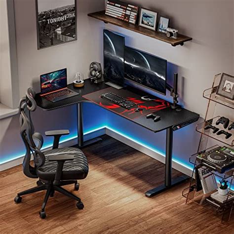 Eureka Ergonomic L Shaped Gaming Desk 60 Inch L60 Home Office Corner