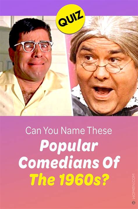 quiz can you name these popular comedians of the 1960s comedians quiz comedy films