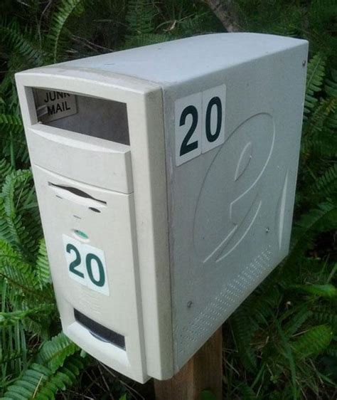 16 Put Your Old Computer Towers To Good Use As A Mailbox Pinterest