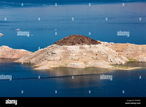Lake Mead Nevada Usa The Lake Is At A Very Low Level Due To The Four