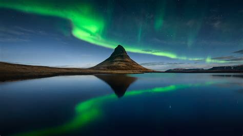 2560x1440 Resolution Kirkjufell Hd Iceland Aurora Borealis 1440p