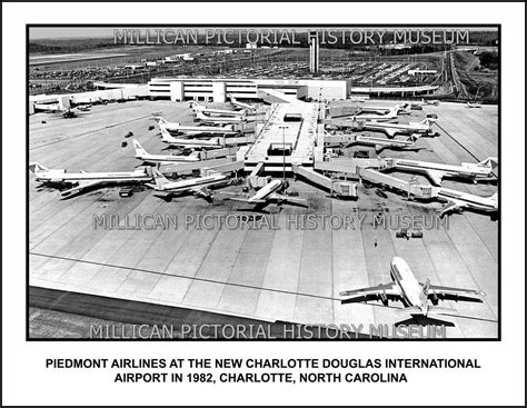 Piedmont Airlines At The New Charlotte Douglas International Airport In