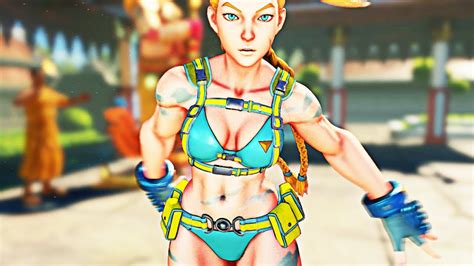 Sfv Cammy Sexiest Costumes Showcase Imo And No Mod Street Fighter V Youtube