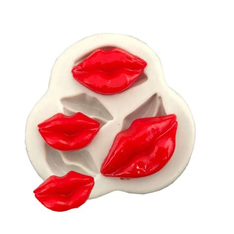 1pcs sexy lips silicone molds sugarcraft kitchen gadgets mold fondant mould cake decorating