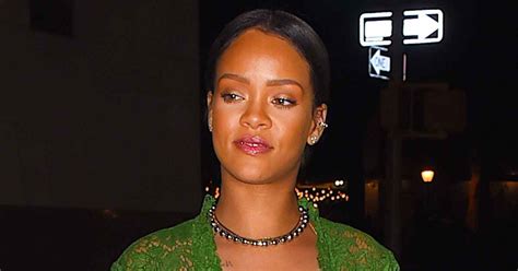 Rihanna Bares Her Nipples Underwear In Completely See Through Dress