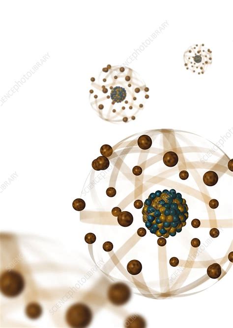 Atomic Structure Artwork Stock Image C0011183 Science Photo Library