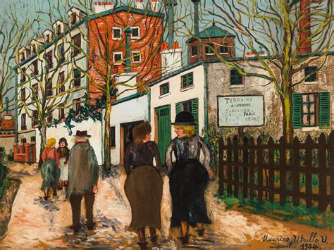 Maurice Utrillo Rue à Ivry 1924 Oil On Board Laid On Ca Flickr