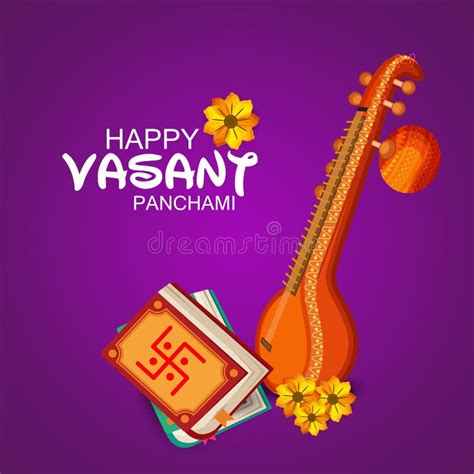 Happy Vasant Panchami Stock Illustration Illustration Of Panchami 160965965