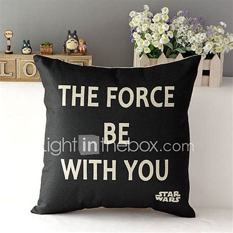 43cm43cm 1717 Star Wars Cotton Linen Cottonandlinen Pillow Cover