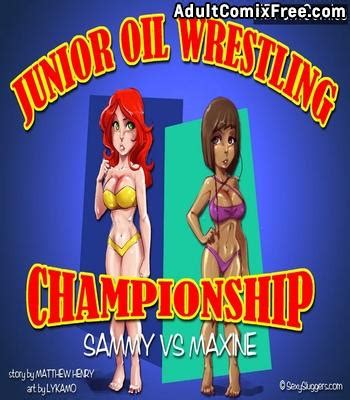 Porn Comics Junior Oil Wrestling Championship Adult Comix Free