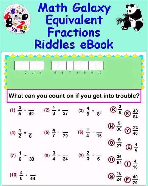 Math Riddles Worksheets