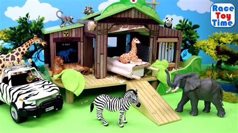 Safari Jungle Wild Animals Care Playset Fun Animals Toys For Kids
