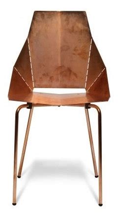 The buttom is made of wood based material. What kind of chairs for a copper dining table.