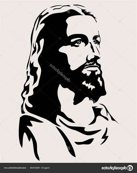 Jesus Face Vector At Getdrawings Free Download