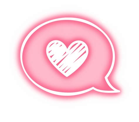 Aesthetic Cute Pink Neon Png Transparent Png Download