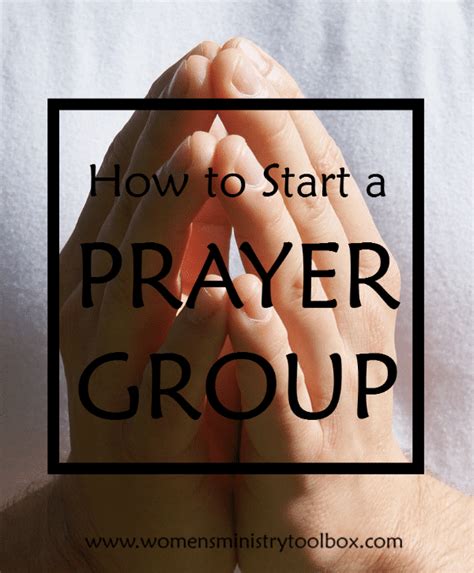 Anyone who has had a desire to start an online ministry but wasn't sure on how to go about it. How to Start a Prayer Group | Women's Ministry Toolbox