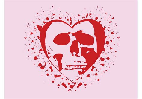 Skull Heart Download Free Vector Art Stock Graphics And Images