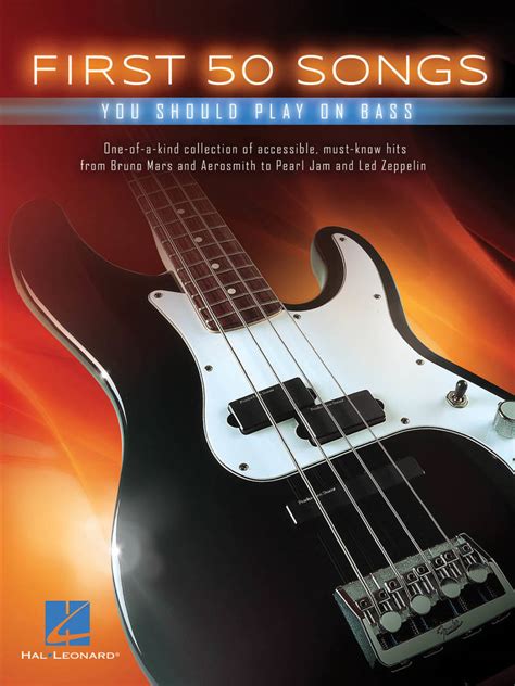 Because your axe is not just your passion, it's also your bread and butter, all rolled into one. Hal Leonard First 50 Songs You Should Play On Bass - Bass Guitar TAB - Book
