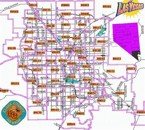 Zip Code Map Of Las Vegas Nv Zip Code Map
