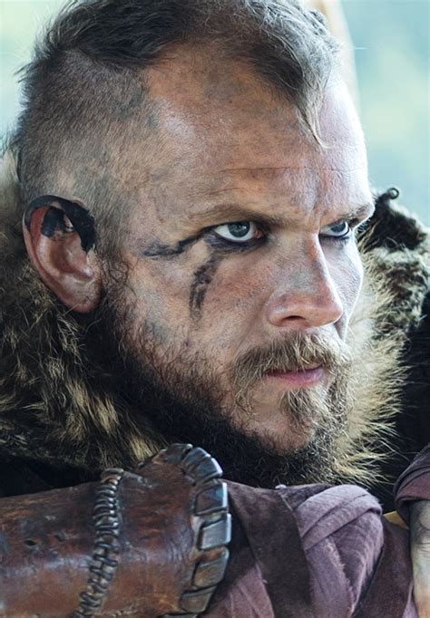 Floki Vikings Great Tv Beard Costume Make Up Powerful Face