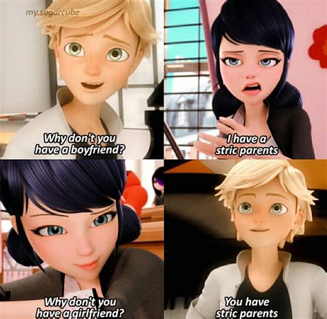 Cute Adrienette In 2020 With Images Miraculous Ladybug Anime