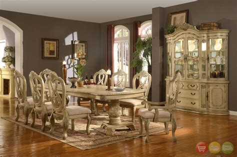 WhiteHall Formal Dining Double Pedestal Table