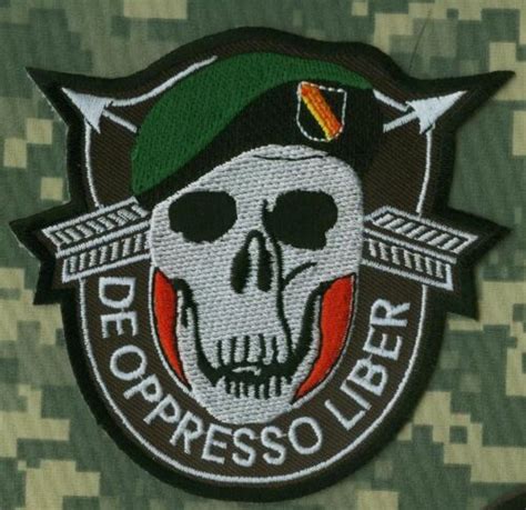 Us Army Sf Special Forces Distinctive Unit Insignia De Oppresso Liber