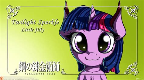 Fullmetal Pony Twilight Sparkle Little Filly By Neko Medeviantart