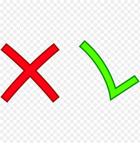 Check And Cross Mark Png