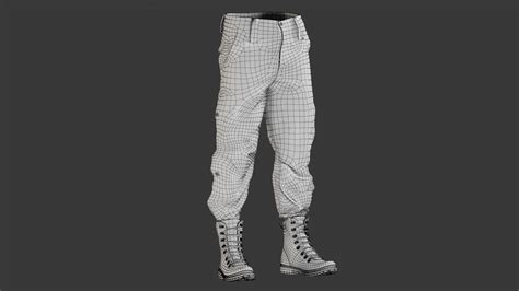 Realistic Men S Pants 3d Model Turbosquid 1545506
