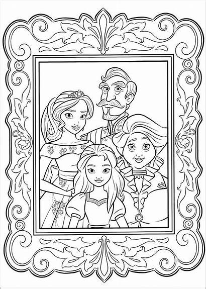 Elena Avalor Coloring Pages Simple Characters